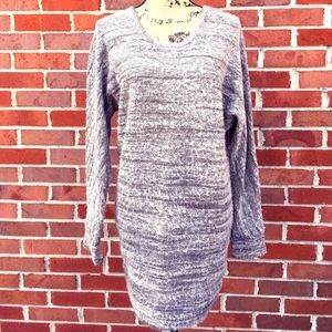 Ecote UO Medium Grey Fuzzy Long Sleeve Sweater